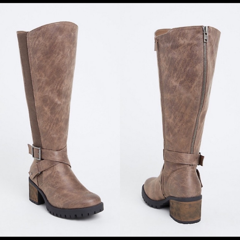 Torrid knee high boots extra wide calf